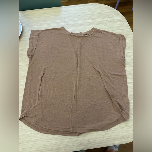 Madewell Linen-blend Muscle T-Shirt - Picture 1 of 3